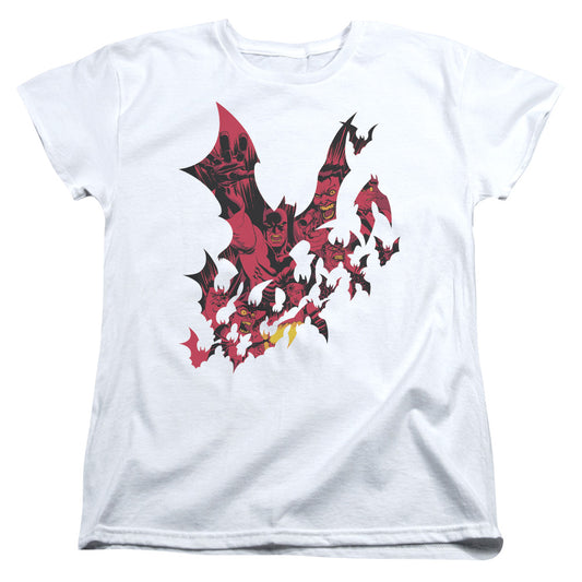 Batman - Broken City - Short Sleeve Womens Tee - White T-shirt
