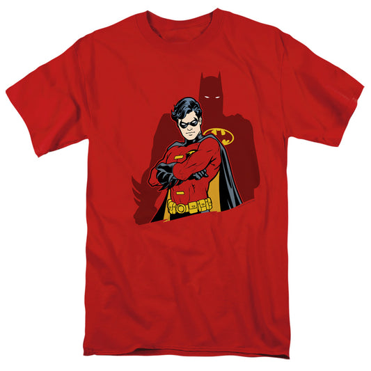 Batman - Wingman - Short Sleeve Adult 18/1 - Red T-shirt