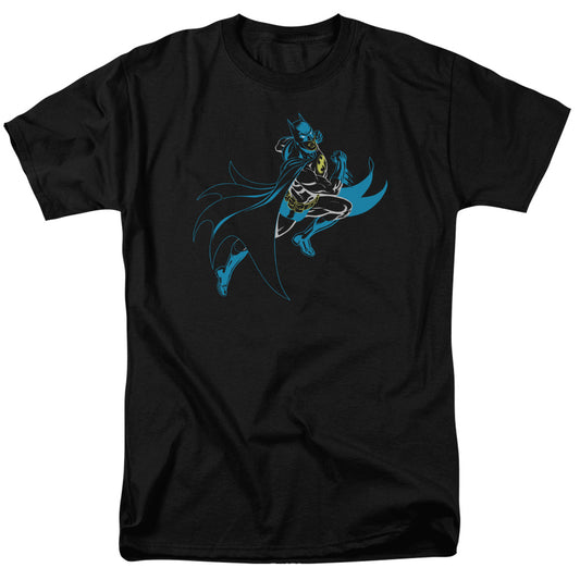 Batman - Neon Batman - Short Sleeve Adult 18/1 - Black T-shirt