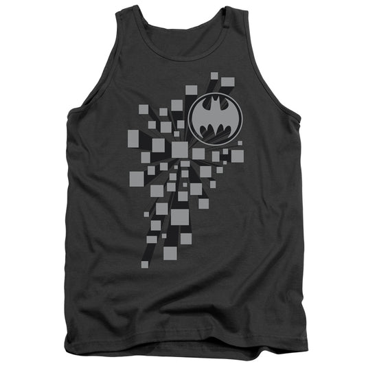 Batman - Gotham 3d - Adult Tank - Charcoal