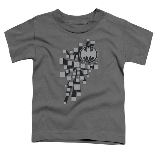 Batman - Gotham 3d - Short Sleeve Toddler Tee - Charcoal T-shirt