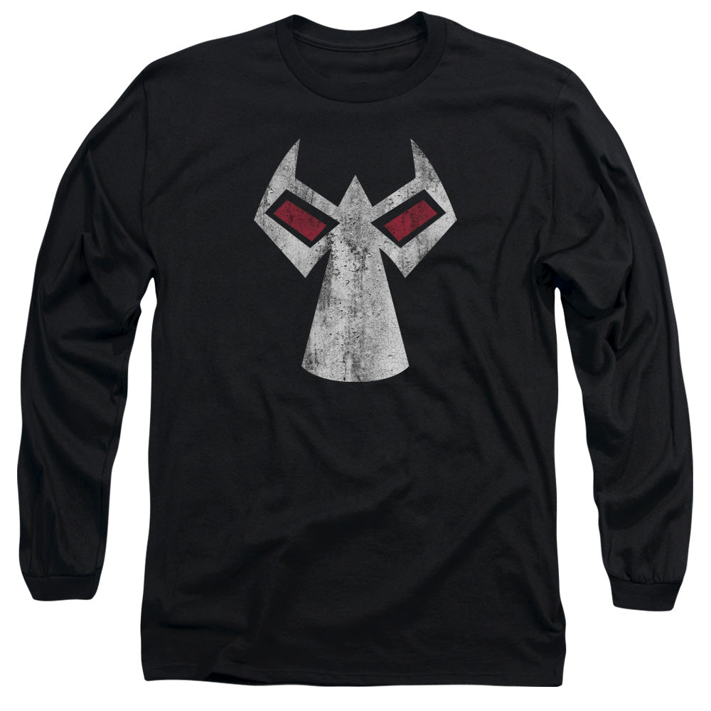 Batman - Bane Mask - Long Sleeve Adult 18/1 - Black T-shirt