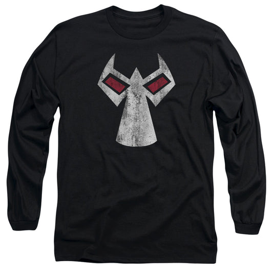 Batman - Bane Mask - Long Sleeve Adult 18/1 - Black T-shirt