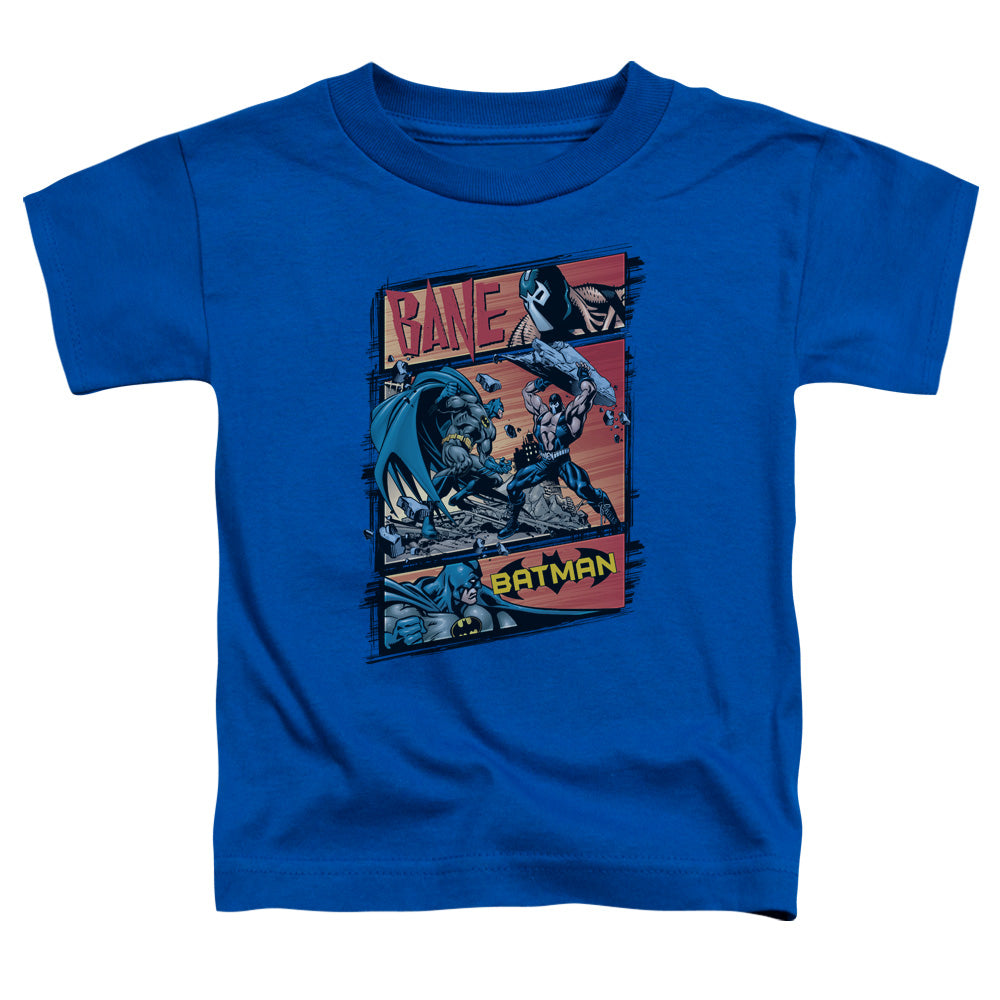 Batman - Epic Battle - Short Sleeve Toddler Tee - Royal Blue T-shirt