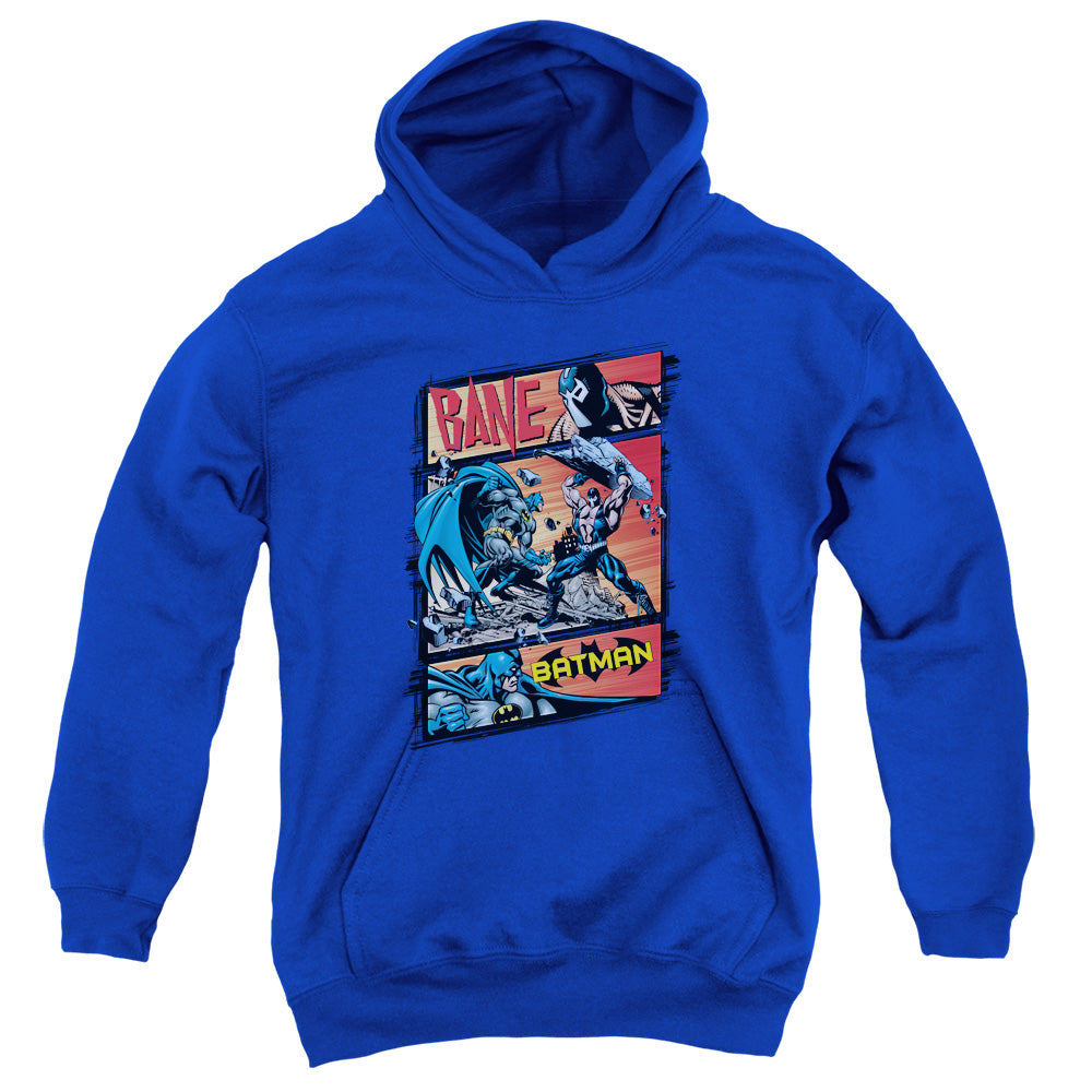 Batman Epic Battle-youth Pull-over Hoodie - Royal