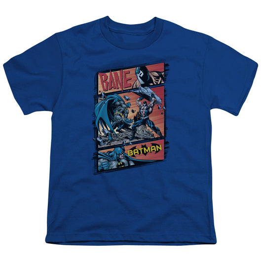 Batman - Epic Battle - Short Sleeve Youth 18/1 - Royal Blue T-shirt