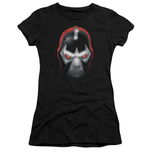 Batman - Bane Head - Short Sleeve Junior Sheer - Black T-shirt