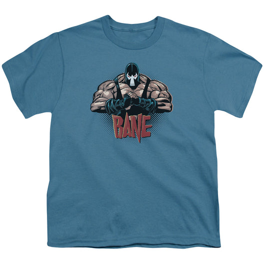 Batman - Bane Pump You Up - Short Sleeve Youth 18/1 - Slate T-shirt