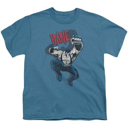 Batman - Bane Vintage - Short Sleeve Youth 18/1 - Slate T-shirt