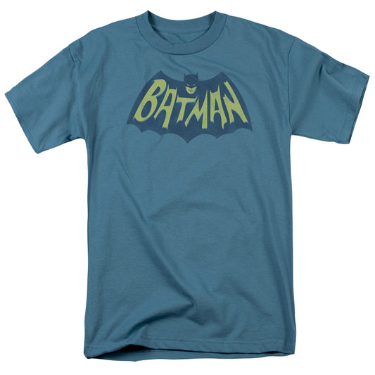 Batman - Show Bat Logo - Short Sleeve Adult 18/1 - Slate T-shirt