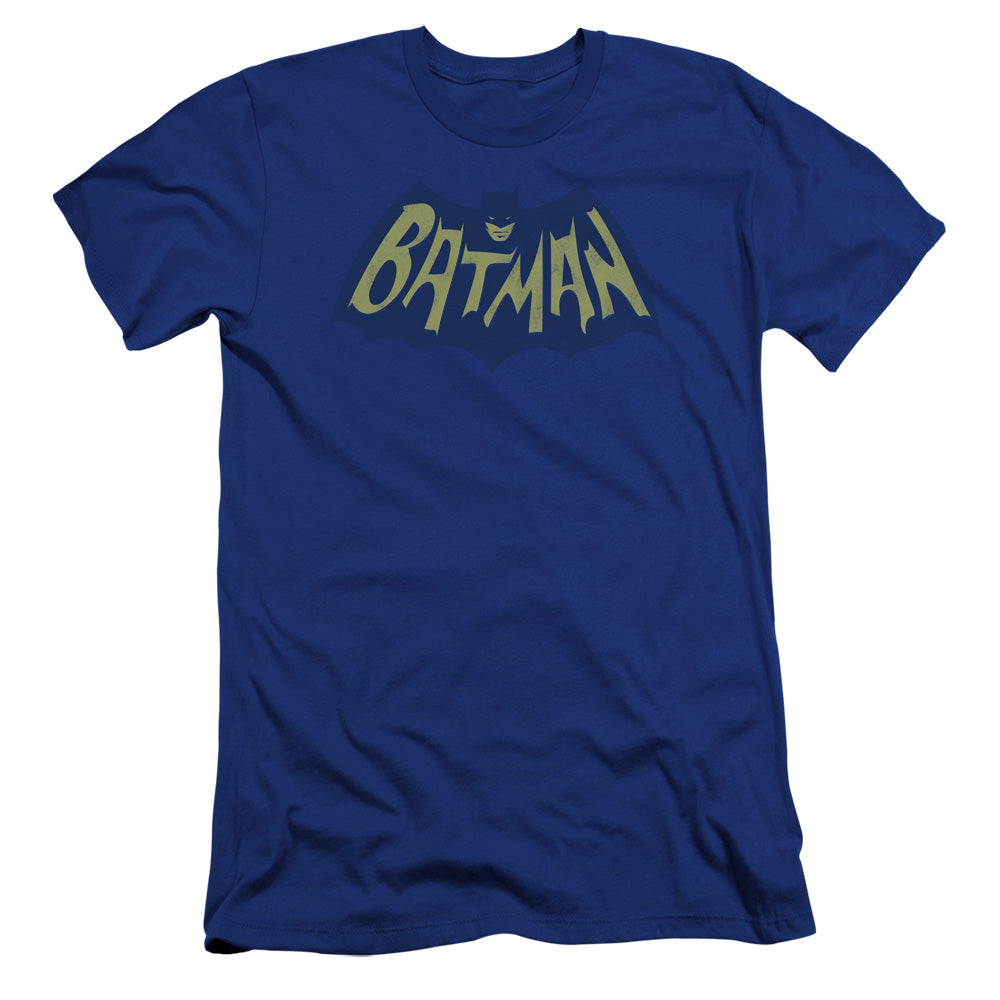 Batman - Show Bat Logo-premuim Canvas Adult Slim Fit 30/1 - Royal Blue