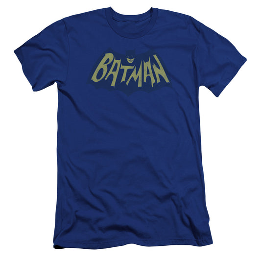 Batman - Show Bat Logo-premuim Canvas Adult Slim Fit 30/1 - Royal Blue