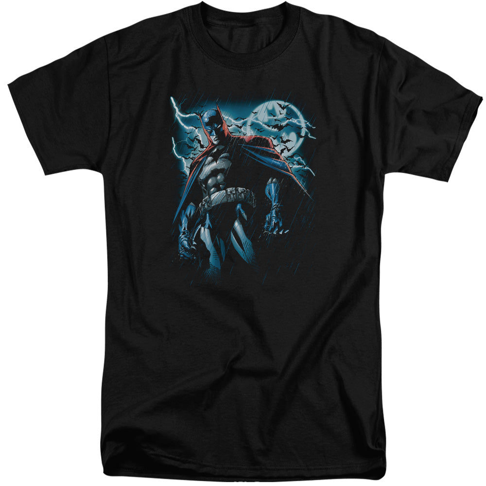Batman - Stormy Knight - Short Sleeve Adult Tall - Black T-shirt