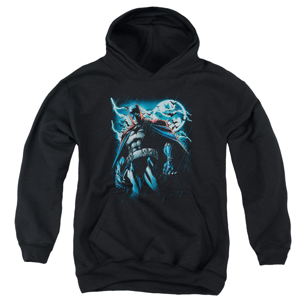 Batman - Stormy Knight - Youth Pull-over Hoodie - Black