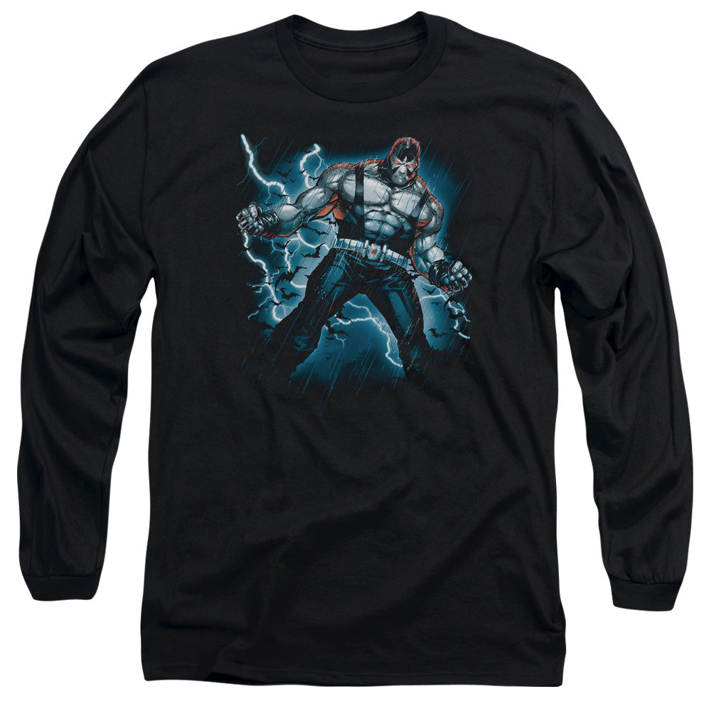 Batman - Stormy Bane - Long Sleeve Adult 18/1 - Black T-shirt