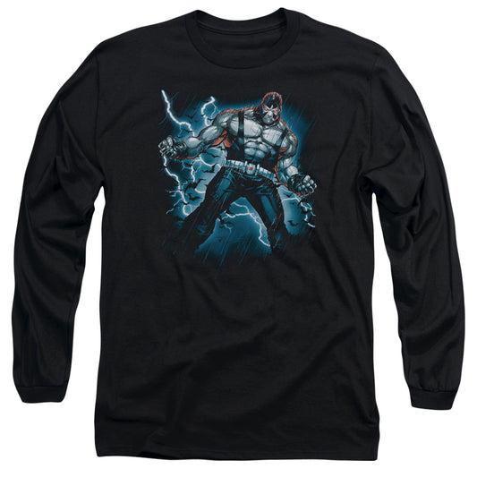 Batman - Stormy Bane - Long Sleeve Adult 18/1 - Black T-shirt