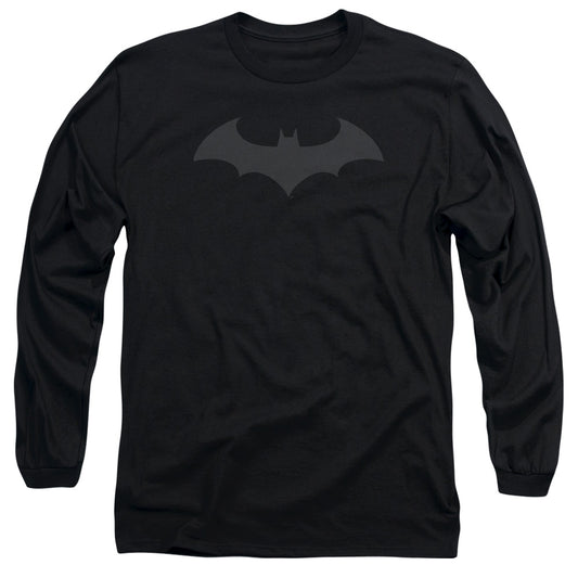 Batman - Hush Logo - Long Sleeve Adult 18/1 - Black T-shirt