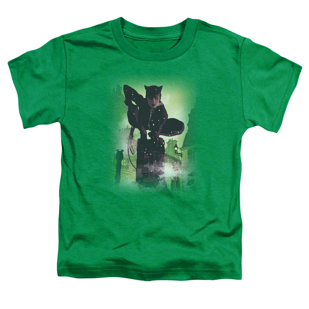 Batman - Catwoman #63 Cover - Short Sleeve Toddler Tee - Kelly Green T-shirt