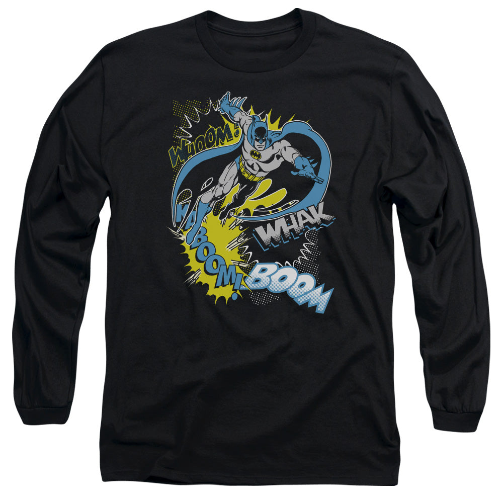 Batman - Bat Effects - Long Sleeve Adult 18/1 - Black T-shirt