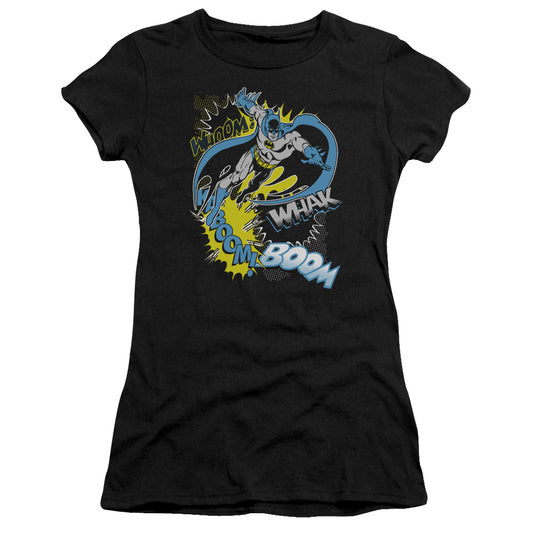 Batman - Bat Effects - Short Sleeve Junior Sheer - Black T-shirt