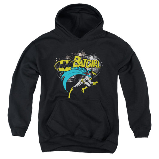 Batman - Batgirl Halftone - Youth Pull-over Hoodie - Black