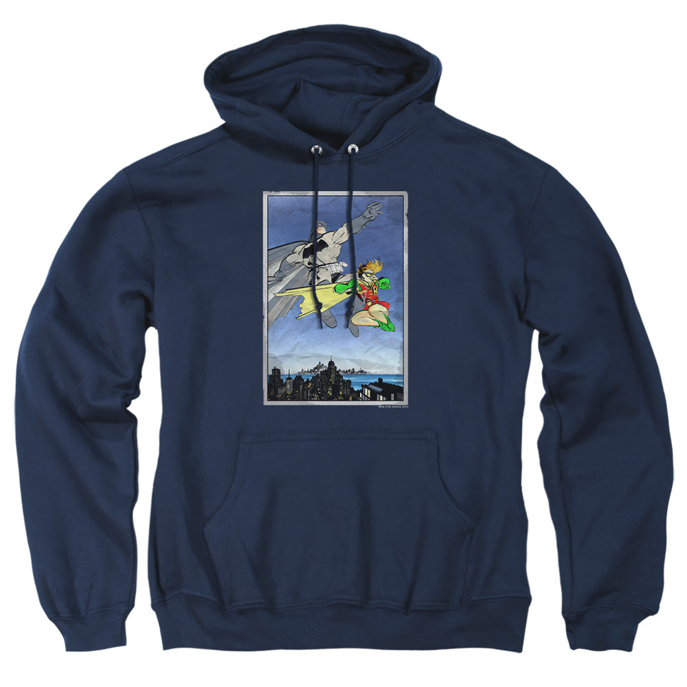 Batman - Dkr Duo - Adult Pull-over Hoodie - Navy