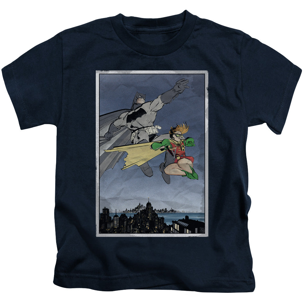 BATMAN DKR DUO - S/S JUVENILE 18/1 - NAVY - T-Shirt