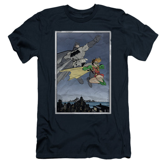 Batman - Dkr Duo - Short Sleeve Adult 30/1 - Navy T-shirt