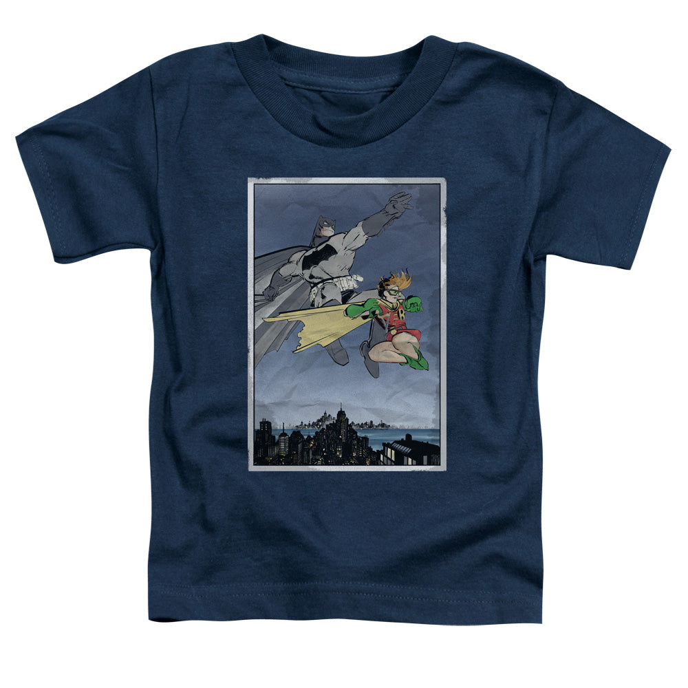 Batman - Dkr Duo - Short Sleeve Toddler Tee - Navy T-shirt