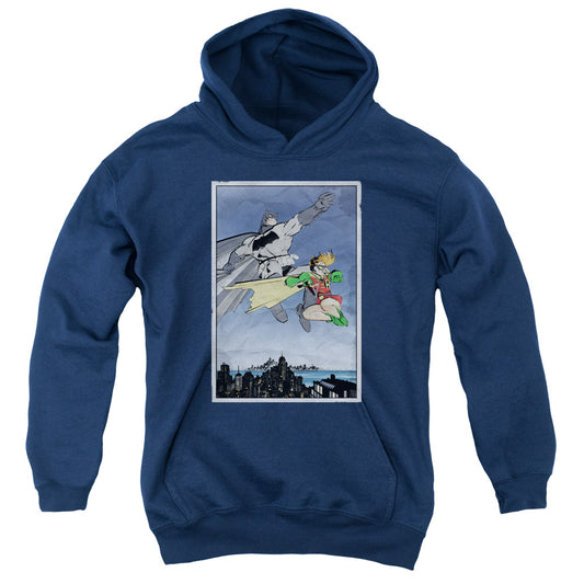 Batman Dkr Duo-youth Pull-over Hoodie - Navy