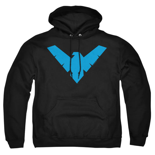 Batman - Nightwing Symbol - Adult Pull-over Hoodie - Black