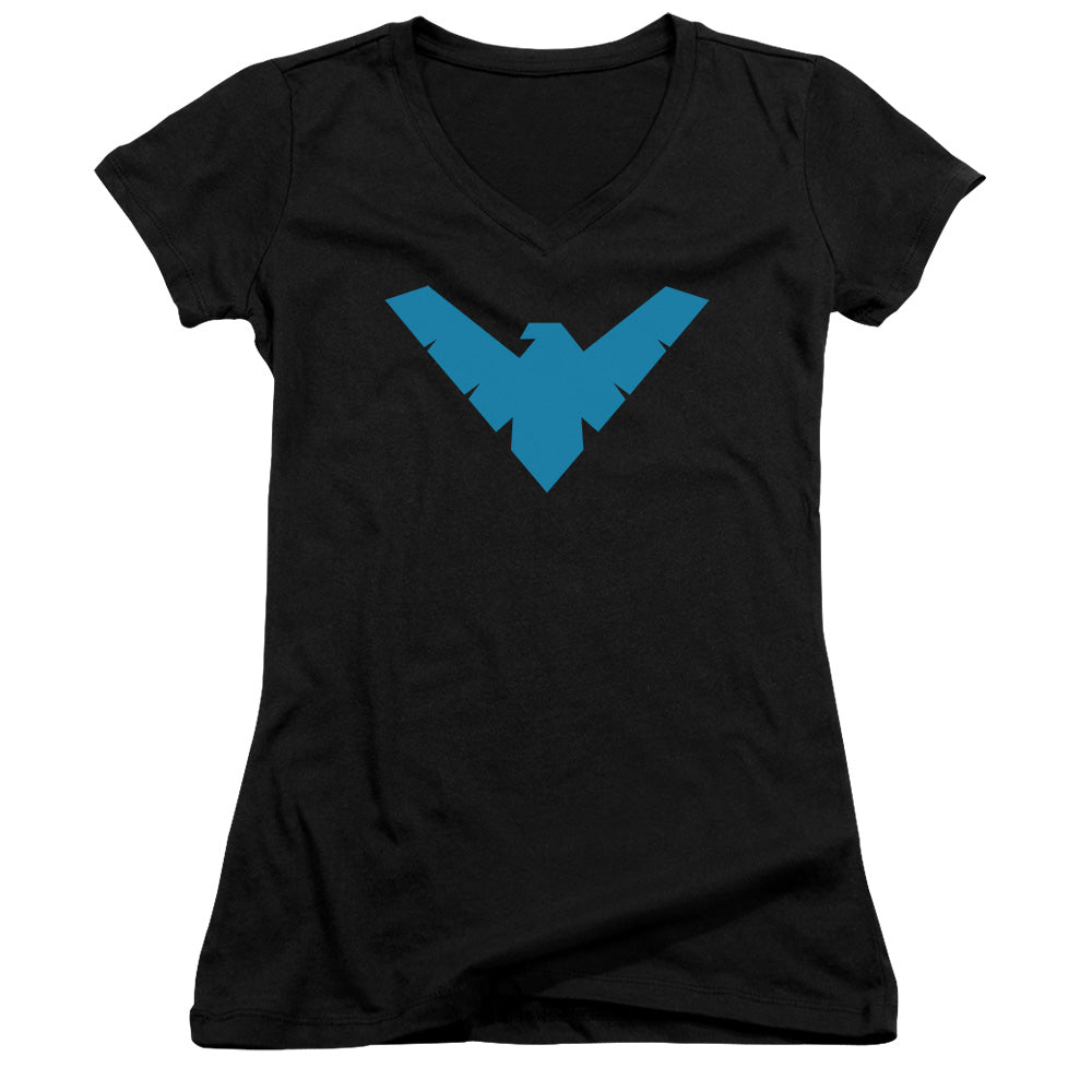 Batman - Nightwing Symbol - Junior V-neck - Black