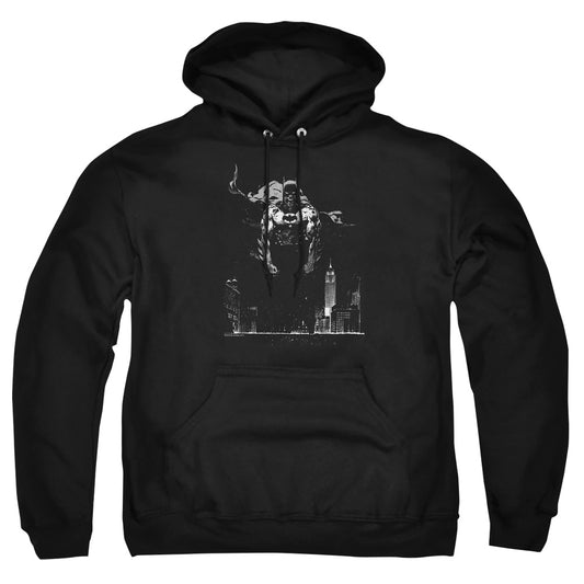Batman - Dirty City - Adult Pull-over Hoodie - Black