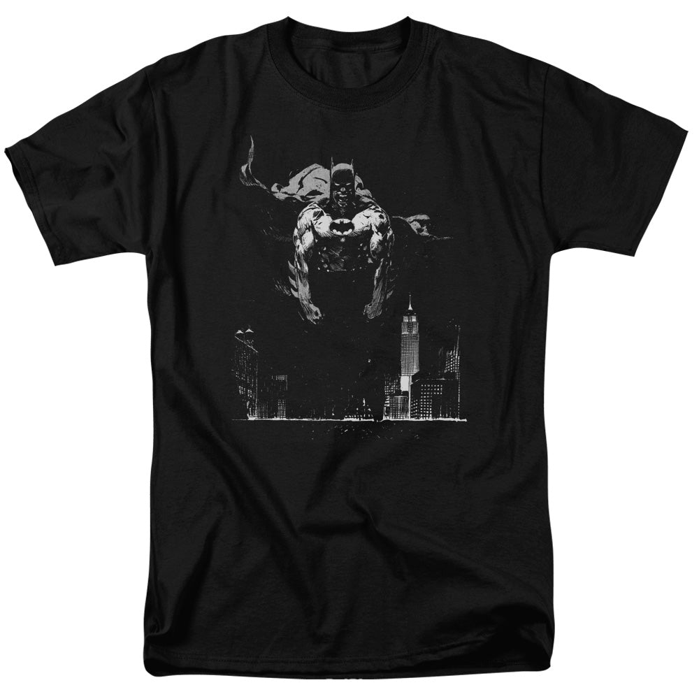 Batman - Dirty City - Short Sleeve Adult 18/1 - Black T-shirt