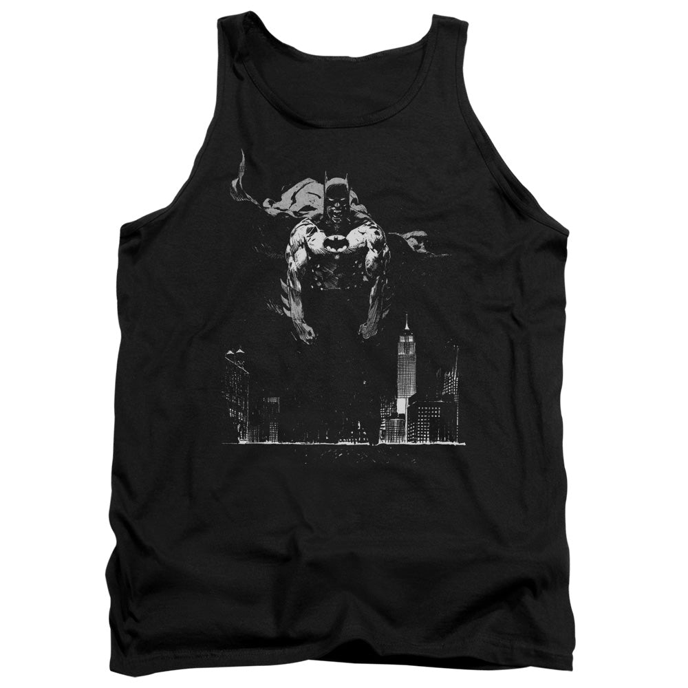Batman - Dirty City - Adult Tank - Black