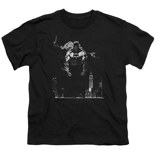 Batman - Dirty City - Short Sleeve Youth 18/1 - Black T-shirt
