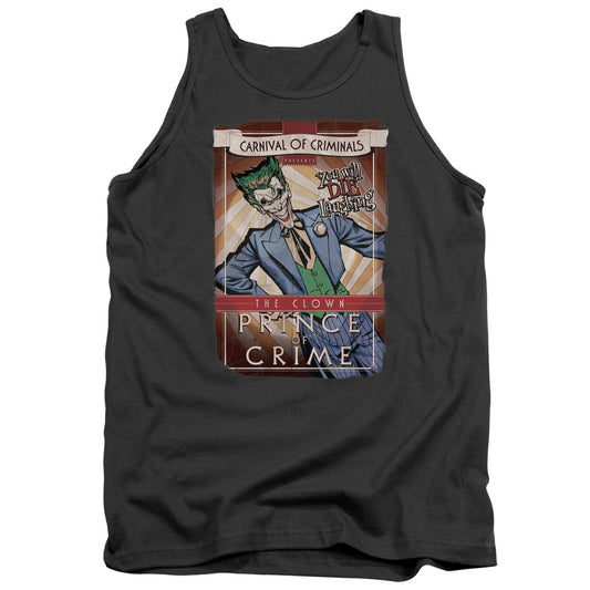Batman Clown Prince - Adult Tank - Charcoal