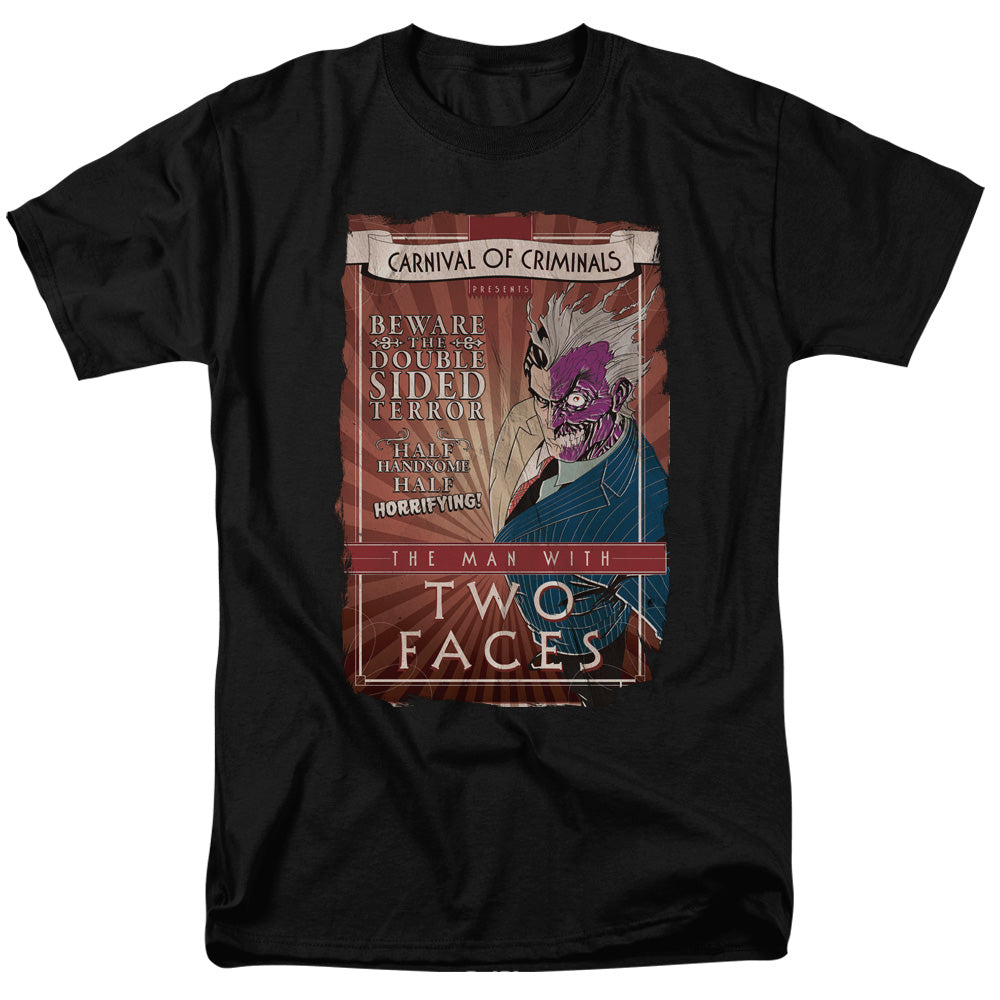 Batman - Two Faces - Short Sleeve Adult 18/1 - Black T-shirt