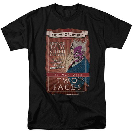 Batman - Two Faces - Short Sleeve Adult 18/1 - Black T-shirt