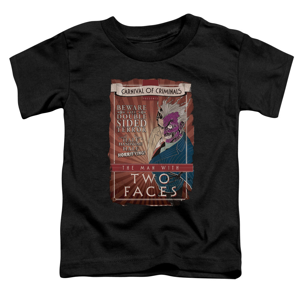 BATMAN TWO FACES - S/S TODDLER TEE - BLACK - T-Shirt