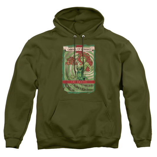 Batman - Botanical Beauty - Adult Pull-over Hoodie - Military Green