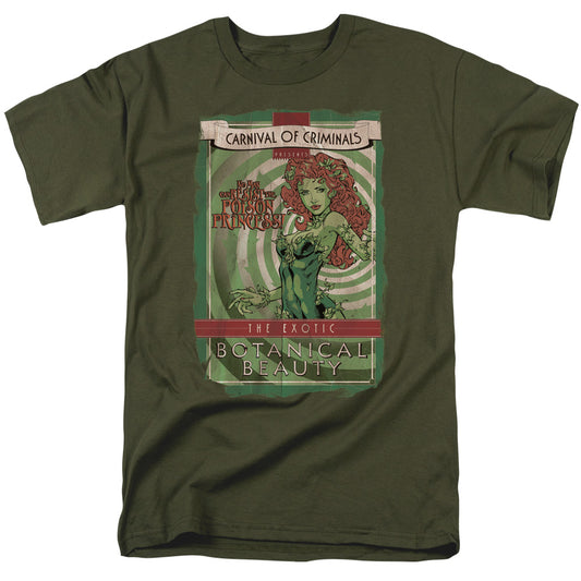 Batman - Botanical Beauty - Short Sleeve Adult 18/1 - Military Green T-shirt