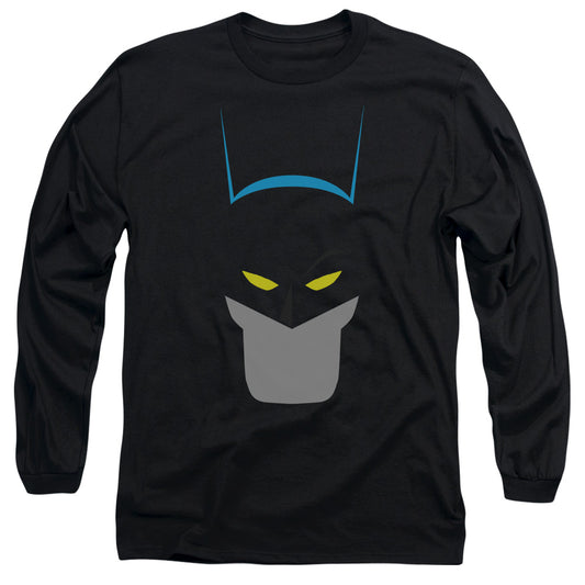 Batman - Simplified - Long Sleeve Adult 18/1 - Black T-shirt