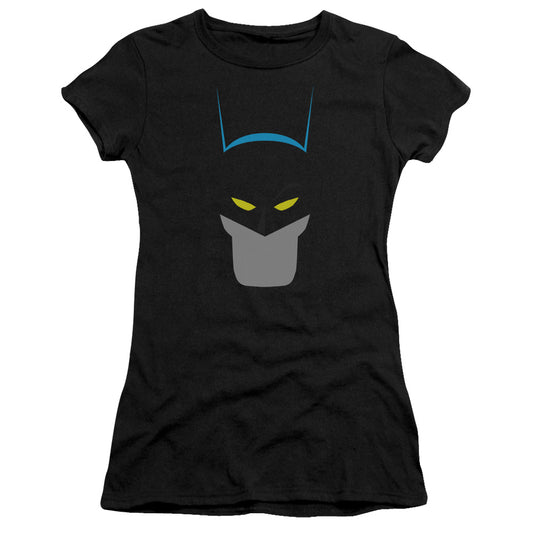 Batman - Simplified - Short Sleeve Junior Sheer - Black T-shirt