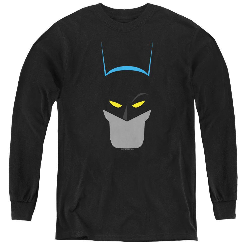 Batman Simplified - Youth Long Sleeve Tee - Black