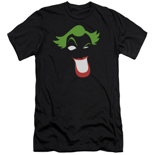 Batman - Joker Simplified-premuim Canvas Adult Slim Fit 30/1 - Black