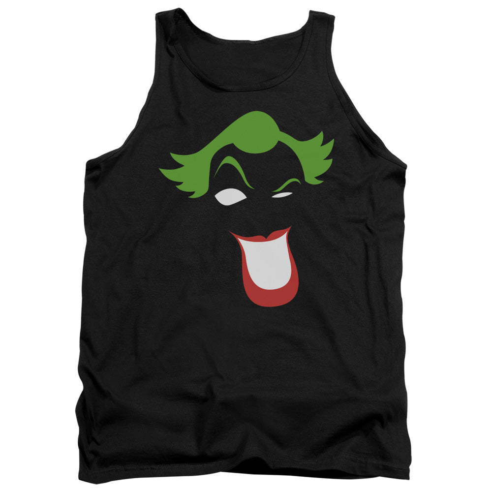 Batman Joker Simplified - Adult Tank - Black