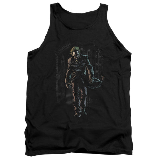 Batman - Joker Leaves Arkham - Adult Tank - Black