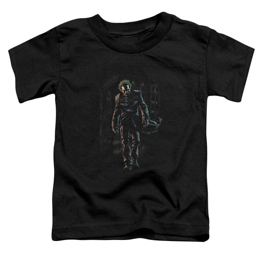Batman - Joker Leaves Arkham - Short Sleeve Toddler Tee - Black T-shirt
