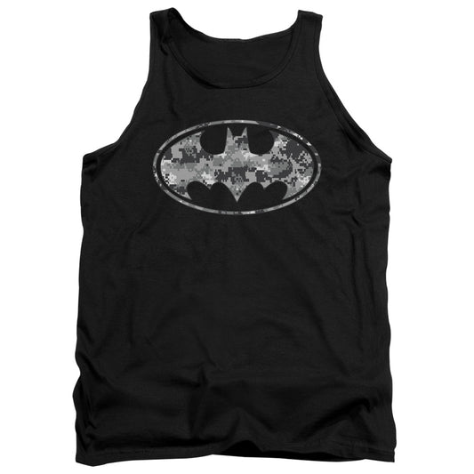 Batman - Urban Camo Shield - Adult Tank - Black